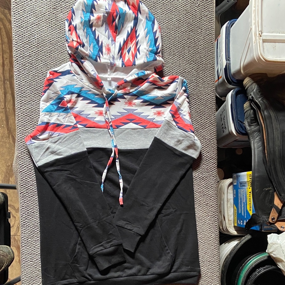 Colorful Geometric Hoodie